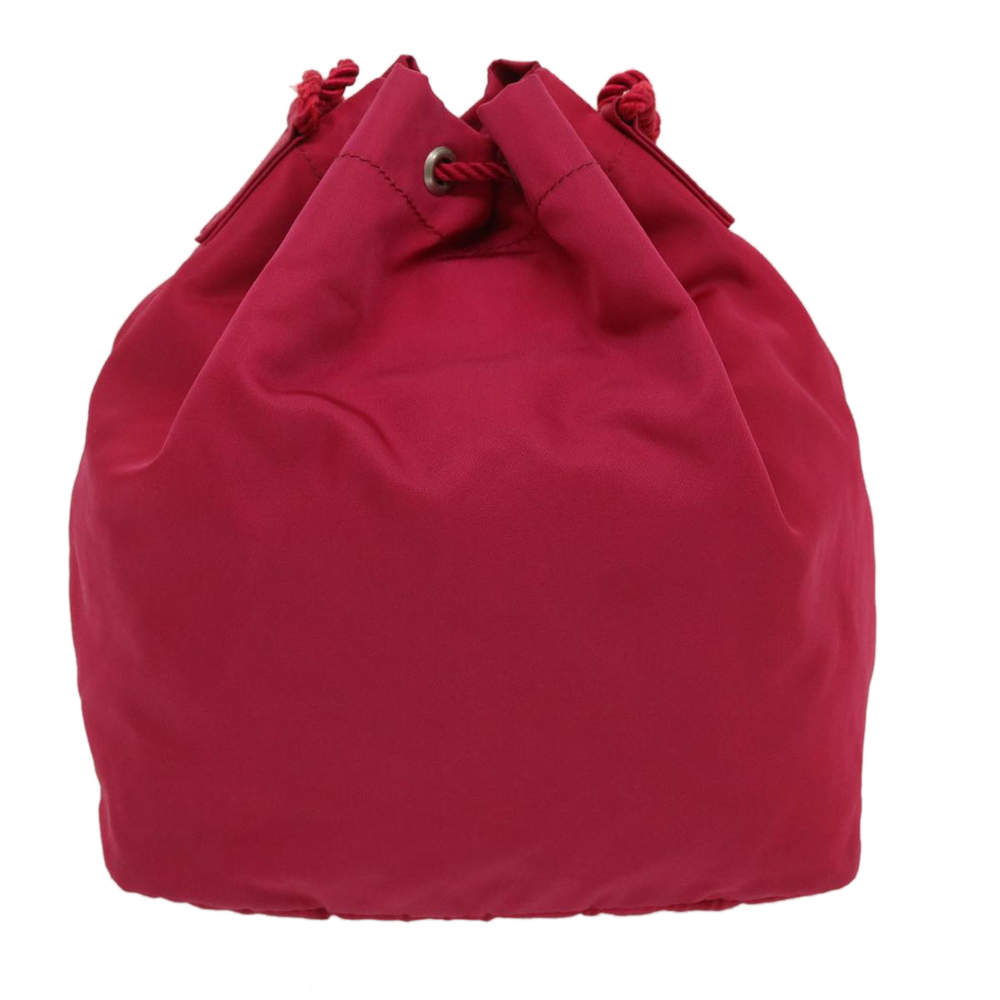 PRADA Shoulder Bag Nylon Red Auth 29726 - Picture 2 of 16